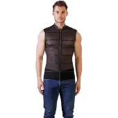 NEK - T-shirt y sans manches en maille pour hommes Noir M