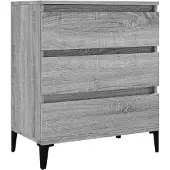 vidaXL Sideboard Gris Sonoma 60x35x70 cm Bois composite