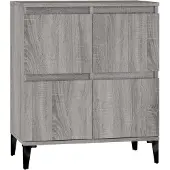 vidaXL Sideboard Gris Sonoma 60x35x70 cm Bois composite