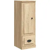 vidaXL Highboard chêne Sonoma 36x35,5x103,5 cm Matériau dérivé du bois