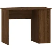 vidaXL Bureau brun imitation chêne 100x55x75 cm Bois composite