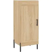 vidaXL Buffet Chêne sonoma 34,5x34x90 cm Bois d'ingénierie