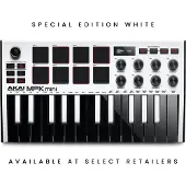Akai Professional MPK Mini MK3 Clavier de Production pour Ordinateur Portable Blanc