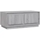 vidaXL Table basse Gris Sonoma 102x50x44 cm Bois composite
