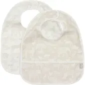 Jollein Bavoir Jollein Waterproof Animals Nougat (2pack)