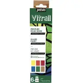 Pebeo Set Initiation Vitrail 6 Flacons Assortis de (20 ml)