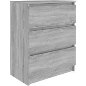 vidaXL Sideboard Gris Sonoma 60x35x76 cm Bois composite
