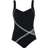 Sunflair Maillot de bain noir / blanc