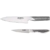 Global G5838 Set de couteaux 2 pièces - Couteau de chef - Couteau utilitaire