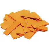 TCM Slowfall confettis rectangulaires 55x18mm, orange, 1kg