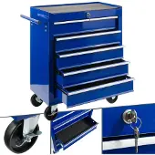 Arebos - Servante d'atelier Trolley - 5 tiroirs