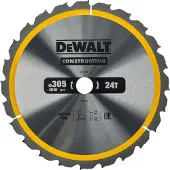 DeWalt Lame de scie circulaire stationnaire DT1958-QZ - 305-30 mm - 24 dents - pour chantier de construction