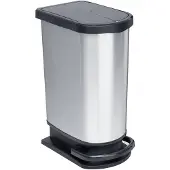 Rotho Collecteur de déchets à pédale PASO 2x25l DxH670mm TPE