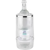 Aps Refroidisseur à vin | plastique | Transparent | Ø11,5 x 23 cm