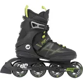 K2 Patins à Roulettes - F.I.T. 80 Pro - Noir/Vert - Patins à rou - - 40 - Patins à Roulettes