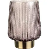 Pauleen Fancy Glamour Lampe de table mobile Minuterie Batterie Taupe