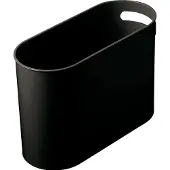 Helit Ovaler Papierkorb, Poubelle, Noir