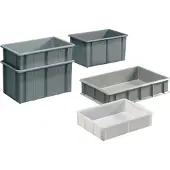 Mauser Bac gerbable de transport rectangulaire 20,0 l PE gris L600xl400xH120mm