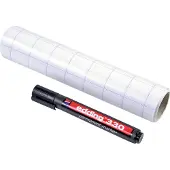 Legamaster Feuilles de présentation Magic Chart Notes 7-159000-A4 - 100 % recyclable - 200 x 300 mm - marqueur permanent inclus - quadrillé- bloc de 25 feuilles