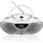 Blaupunkt Enregistreur CD - - BB14WH - 2 W - Argent - Blanc - LCD