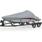 vidaXL Bâche de bateau Gris 830x370x40 cm