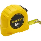 Stanley Mètre Ruban 5m - 19mm (carte) - 3253560304973