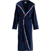 Cawö Peignoir Cawö 1459 Uni Capuche Women Marine-38