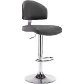 vidaXL Tabouret de bar gris similicuir