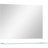 vidaXL Miroir mural avec étagère 80x60 cm Verre trempé