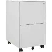 vidaXL Classeur mobile Gris clair 39x45x67 cm Acier