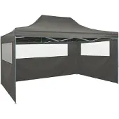 vidaXL Tente pliante à 3 parois 431x291x315 cm Anthracite