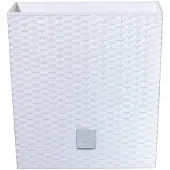 Prosperplast Pot De Fleurs Avec Insert 5l Rato Low Drts200l Blanc