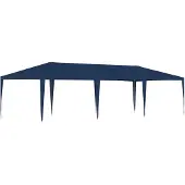 vidaXL Tente de réception 4x9 m bleue