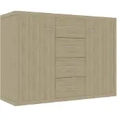 vidaXL Buffet Sonoma-Eiche 88 x 30 x 65 cm Spanplatte