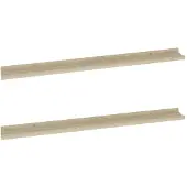 vidaXL Étagères murales 2 pcs chêne sonoma 100x9x3 cm