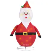 vidaXL Dekorative Santa LED Luxus Stoff 120 cm