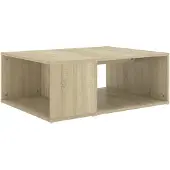 vidaXL Table basse en chêne soona 90x67x33 cm bois composite