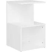 vidaXL Table de chevet blanc 35x35x55 cm bois ingénierie