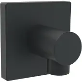 Hansa Coude de raccordement mural noir mat