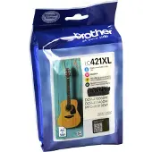 Brother LC-421XLVAL - 4 couleurs - Cartouche d'encre - Grande capacité - Multipack