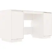 vidaXL Bureau blanc 140x50x75 cm pin massif