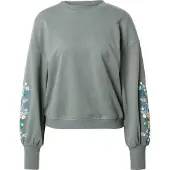 ONLY Sweat-shirt 'ONLBrooke' bleu fumé / vert gazon / vert pastel / blanc