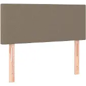 vidaXL Tête de lit taupe 90x5x78/88 cm Tissu