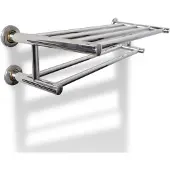 vidaXL Porte serviettes double - Barre Fixe 6 tubes