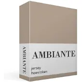Ambiante Jersey - Drap-housse - 160x200 - Taupe