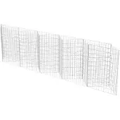 vidaXL Panier de gabion Acier galvanisé 300x30x100 cm