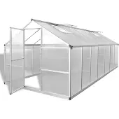 vidaXL Serre Renforcée en Aluminium 10,53 m²