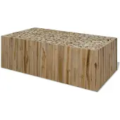vidaXL Table basse en teck véritable 90x50x30 cm
