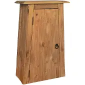 vidaXL Armoire murale de salle de bain en pin massif 42x23x70 cm