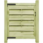 vidaXL Portillon Bois de pin imprégné 100x100 cm Vert